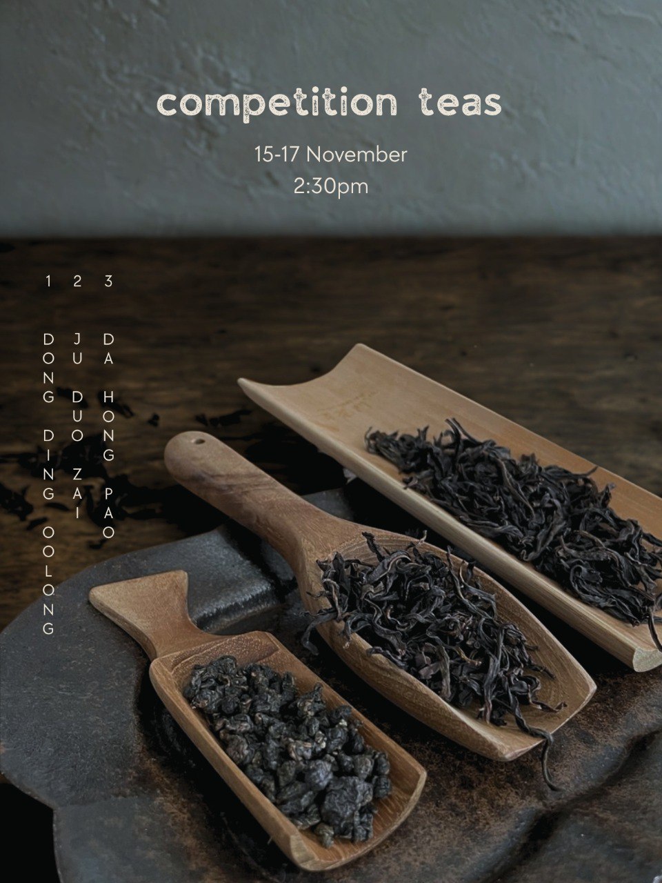 November Tea Sessions