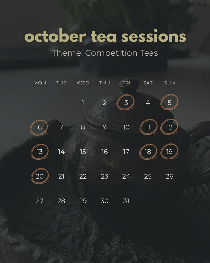 October Tea Sessions